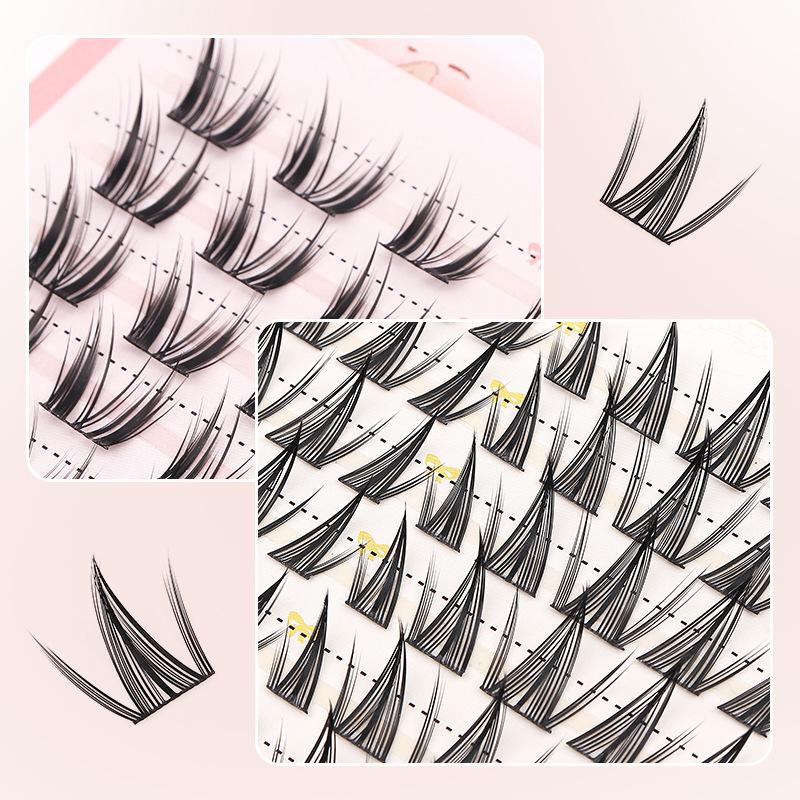 Eyelash Extension Anime - 激安セール 10列 個別つけまつげ 8-13mm クラスターラッシュ ナチュラルアニメ風つけまつげ