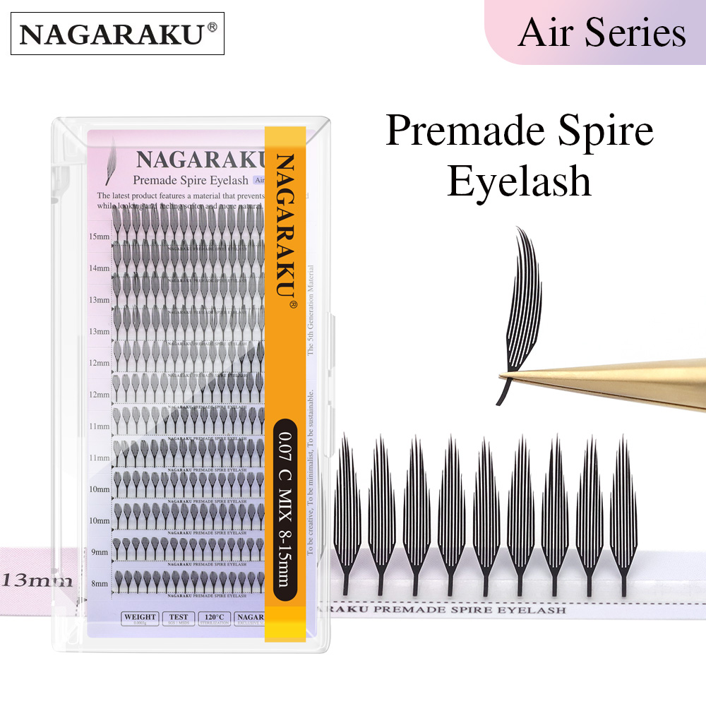 Eyelash Extension Anime - NAGARAKU 既成スパイアまつげ アニメ効果 ソフトプルーム ひらひらまつげエクステ コミック