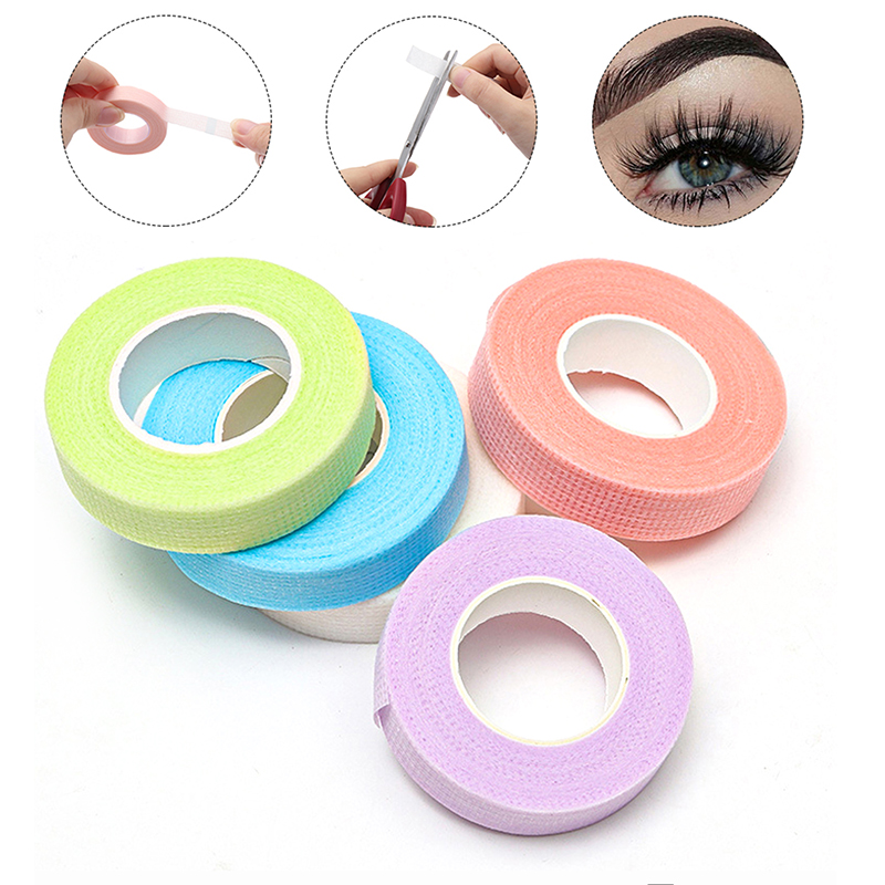 Eyelash Extension Equipment - さまざまな色のポレーション,つけまつげエクステ,プロのソフトケアテープ,不織布テープ,化粧道具