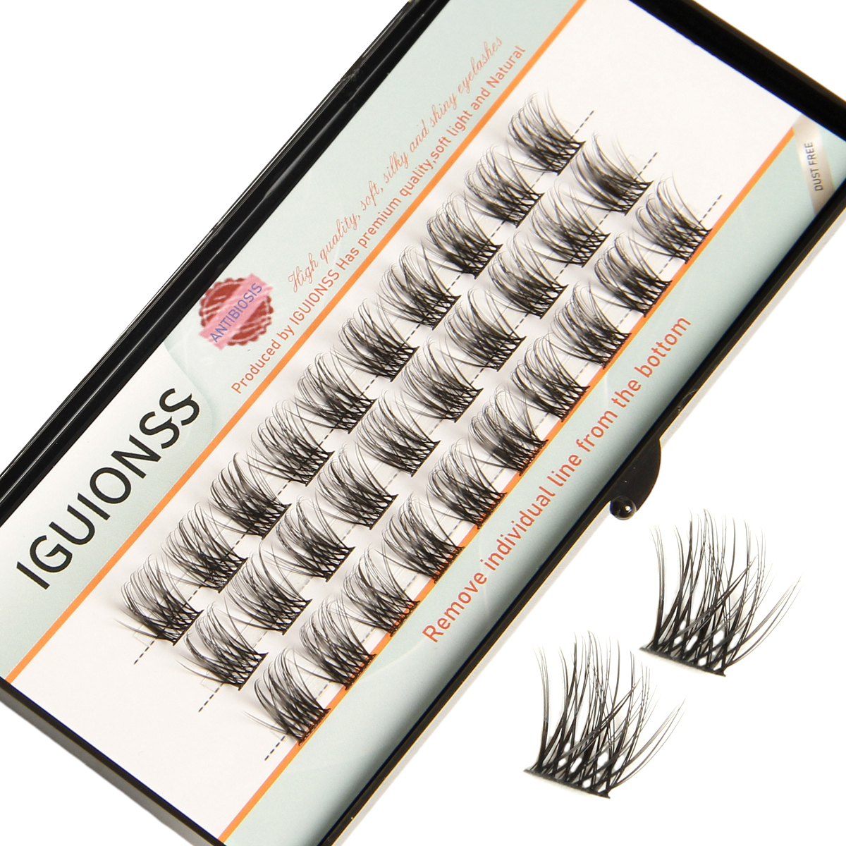 Eyelash Extension Anime - IGUIONSS ラッシュクラスター DIY まつげエクステンション 36 クラスターまつげ