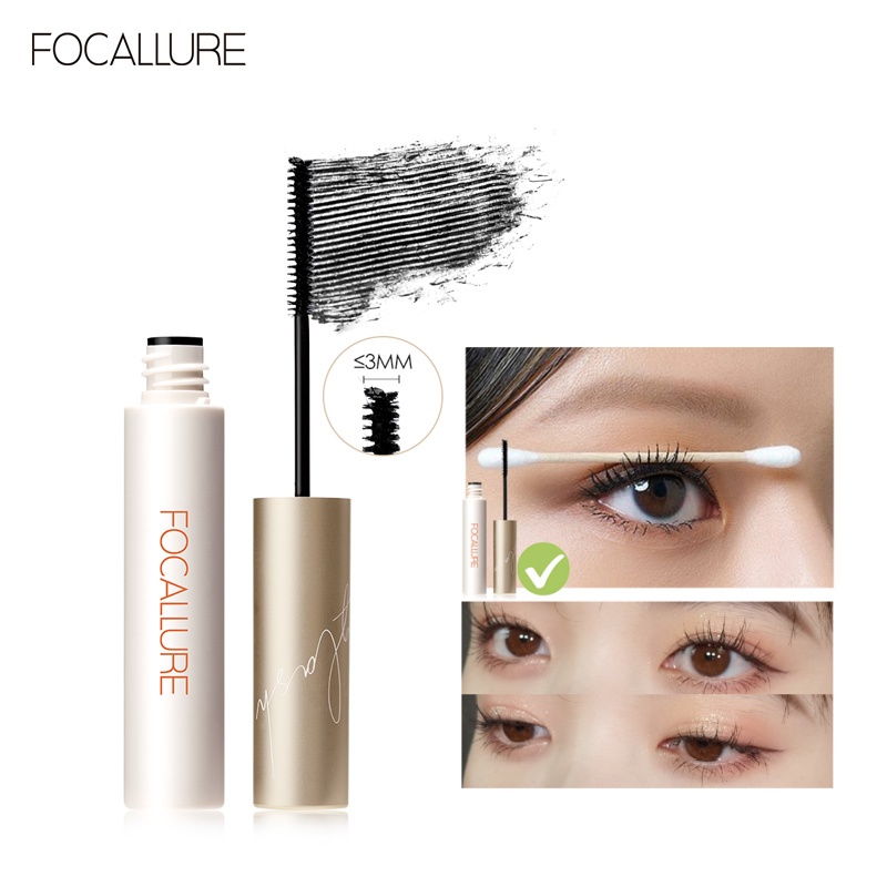 Eyelash Extension Supernatural - FOCALLURE 4d まつげマスカラノンケーキング超延長カーリングマスカラメイクナチュラルアイラッシュエクステンションブラックブラウン