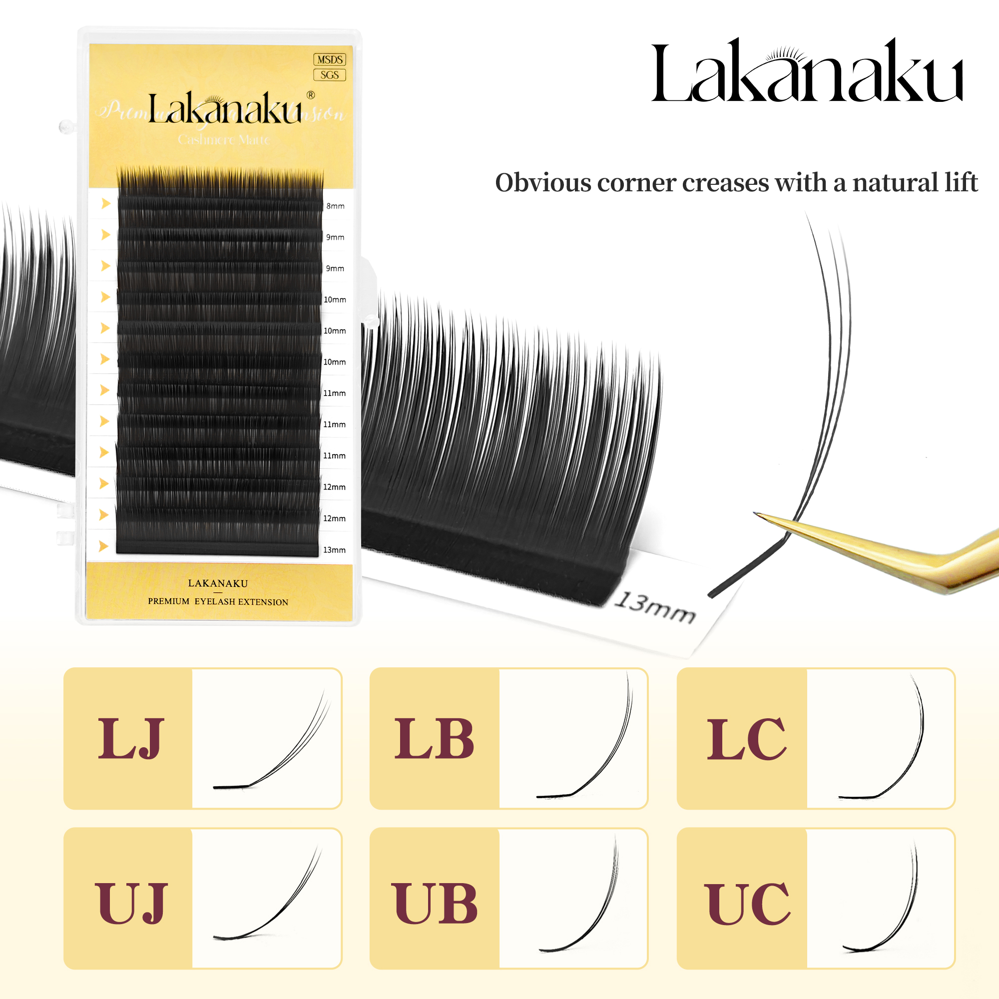 Eyelash Extension For Men - アボニー UJ UB UC カメリア ラッシュ