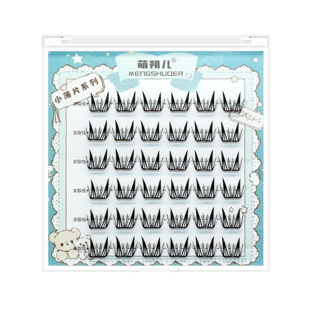 ふわふわつけまつげ、接着剤不要、セルフ接着式DIYまつげ束、 - Eyelash Extension For Men のレビューと価格