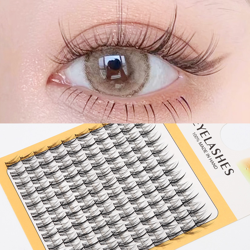 魅惑的な世界の三眼魚のおとぎ話のつけまつ毛怠惰な男性自然なシ - Eyelash Extension For Men のレビューと価格