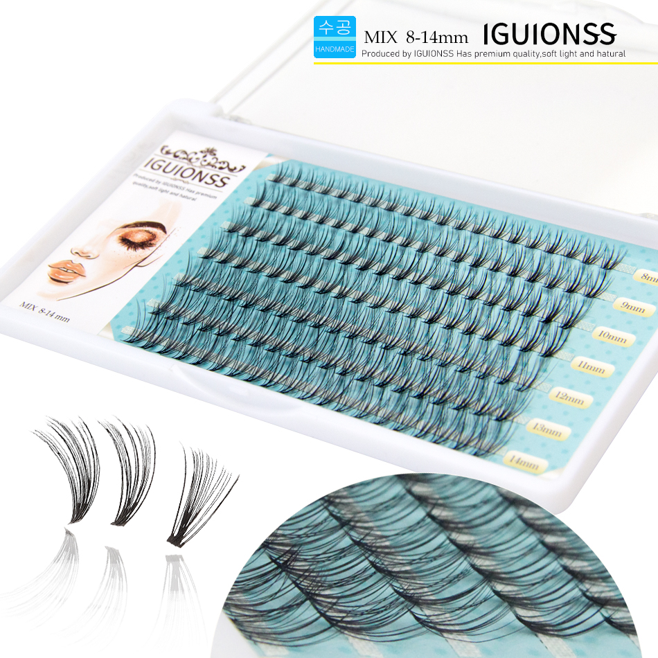Iguions-天然ミンクまつげエクステ,超クラスター,個々 - Eyelash Extension Supernatural のレビューと価格