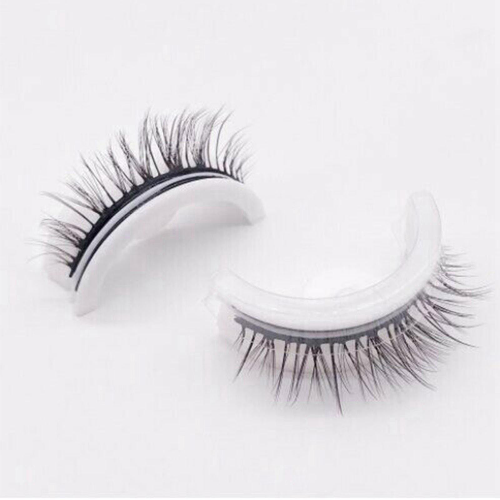 偽まつげ 再利用可能 複数のクリスタルボックス付き 便利で時 - Eyelash Extension For Men のレビューと価格