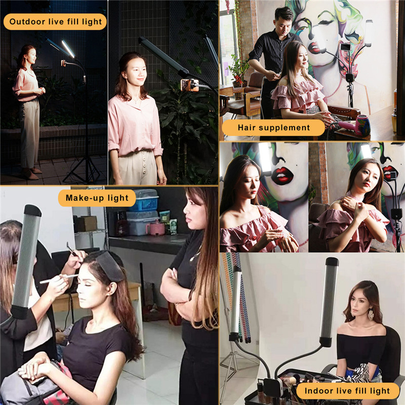 45 ワット柔軟なダブルアーム LED フィルライト美容 L - Video Eyelash Extension のレビューと価格