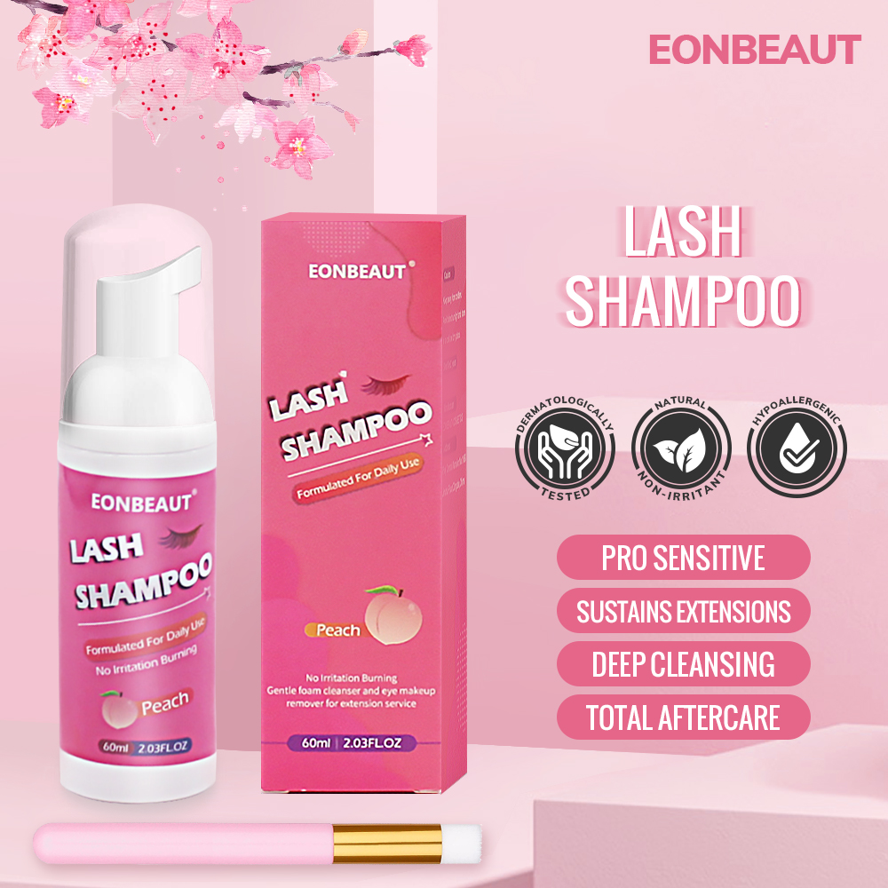 60 ミリリットルまつげエクステンションシャンプーポンププレ - Eyelash Extension Foam Cleanser のレビューと価格