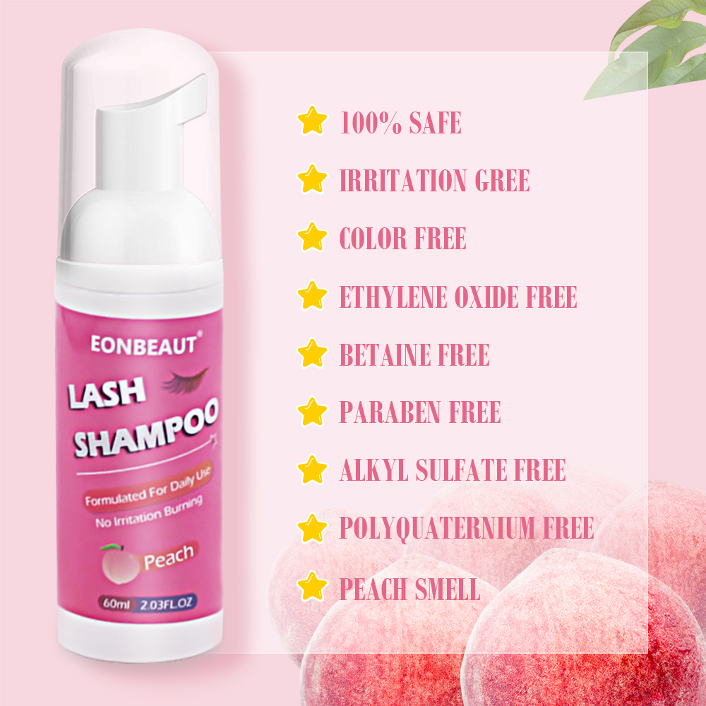 60 ミリリットルまつげエクステンションシャンプーポンププレ - Eyelash Extension Foam Cleanser のレビューと価格