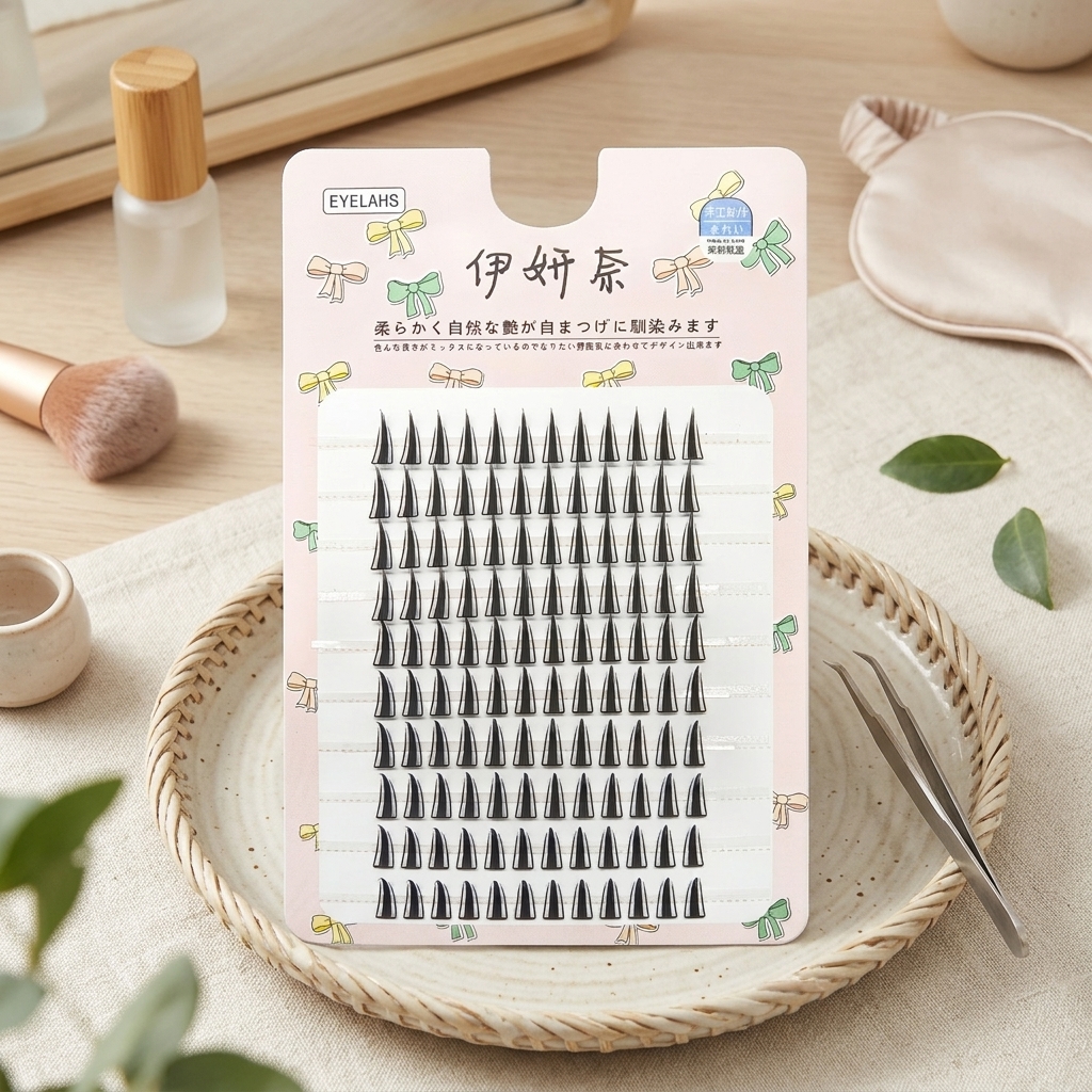 10列のK-POPスタイルナチュラル韓国フェアリー薄型つけま - Eyelash Extension Korean Style のレビューと価格