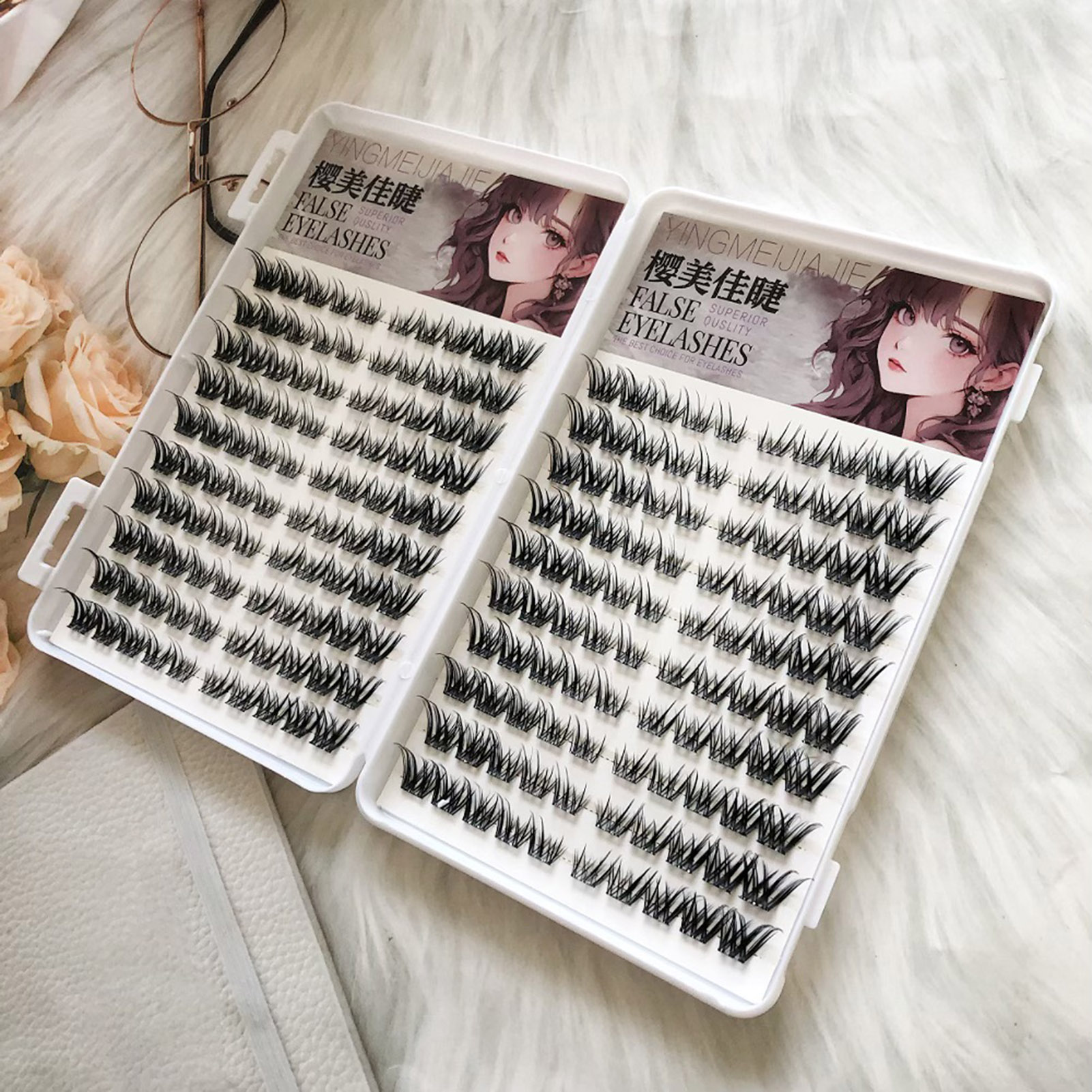 ナチュラルなアジア風ミックスつけまつげ ふわふわで柔らかい接 - Eyelash Extension Japan のレビューと価格