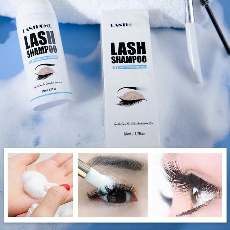 50 ミリリットルプロまつげエクステンションシャンプーフォー - Eyelash Extension Foam Cleanser のレビューと価格