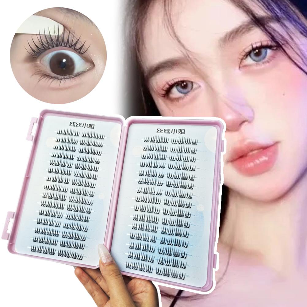 30列韓国ガールズグループ風つけまつげU字型ウィスピーイドル - Eyelash Extension Korean Style のレビューと価格
