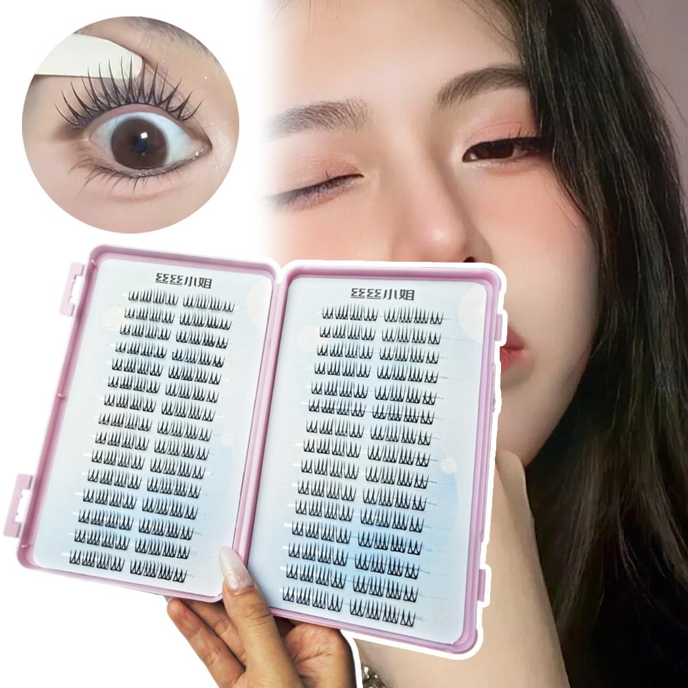 30列韓国ガールズグループ風つけまつげU字型ウィスピーイドル - Eyelash Extension Korean Style のレビューと価格