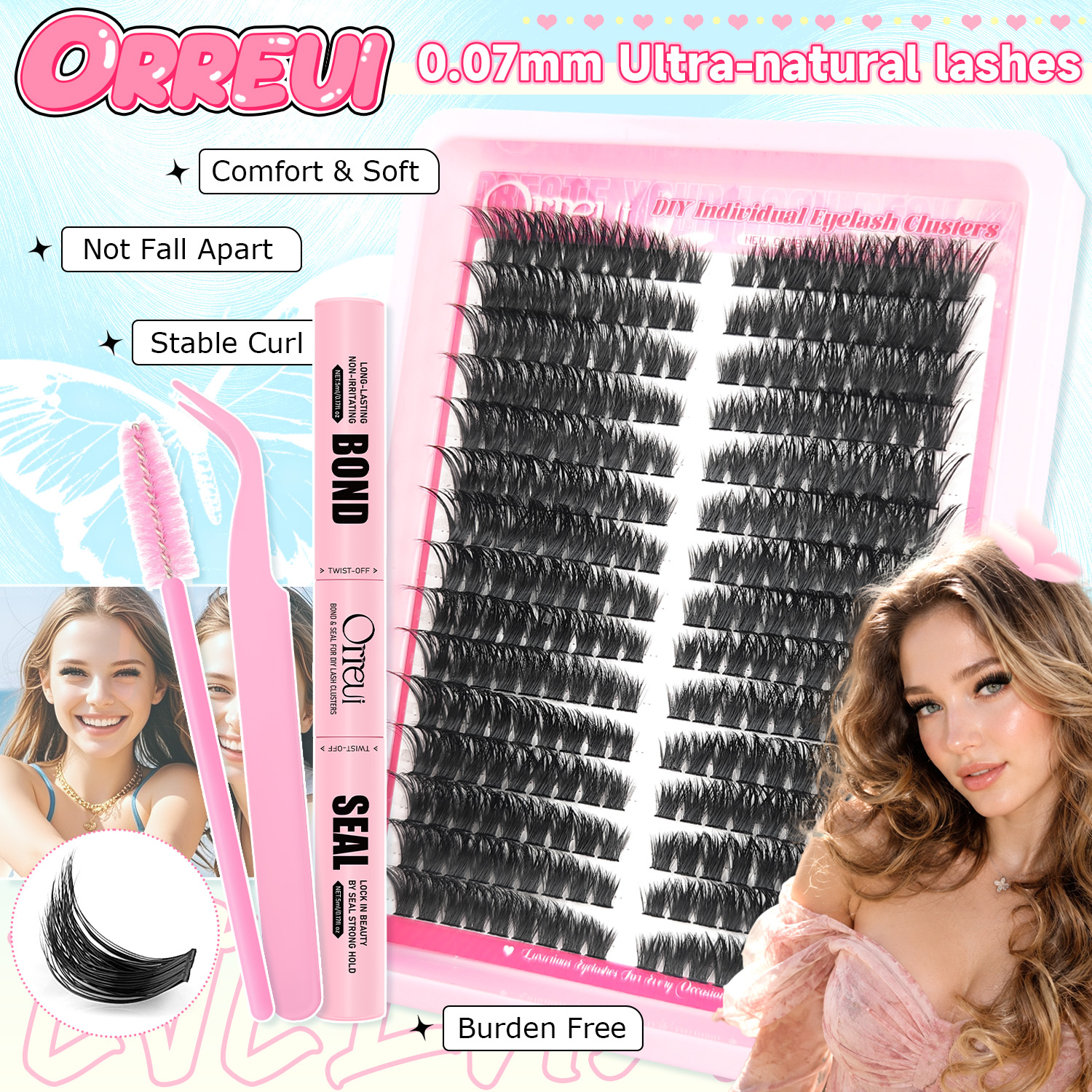80DふわふわDIYまつげエクステキット 0.07mm Dカ - Eyelash Extension Equipment のレビューと価格