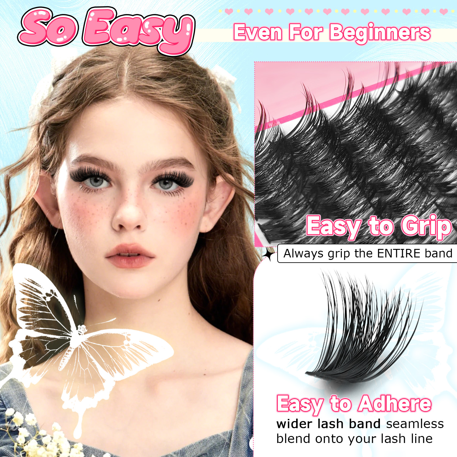 80DふわふわDIYまつげエクステキット 0.07mm Dカ - Eyelash Extension Equipment のレビューと価格