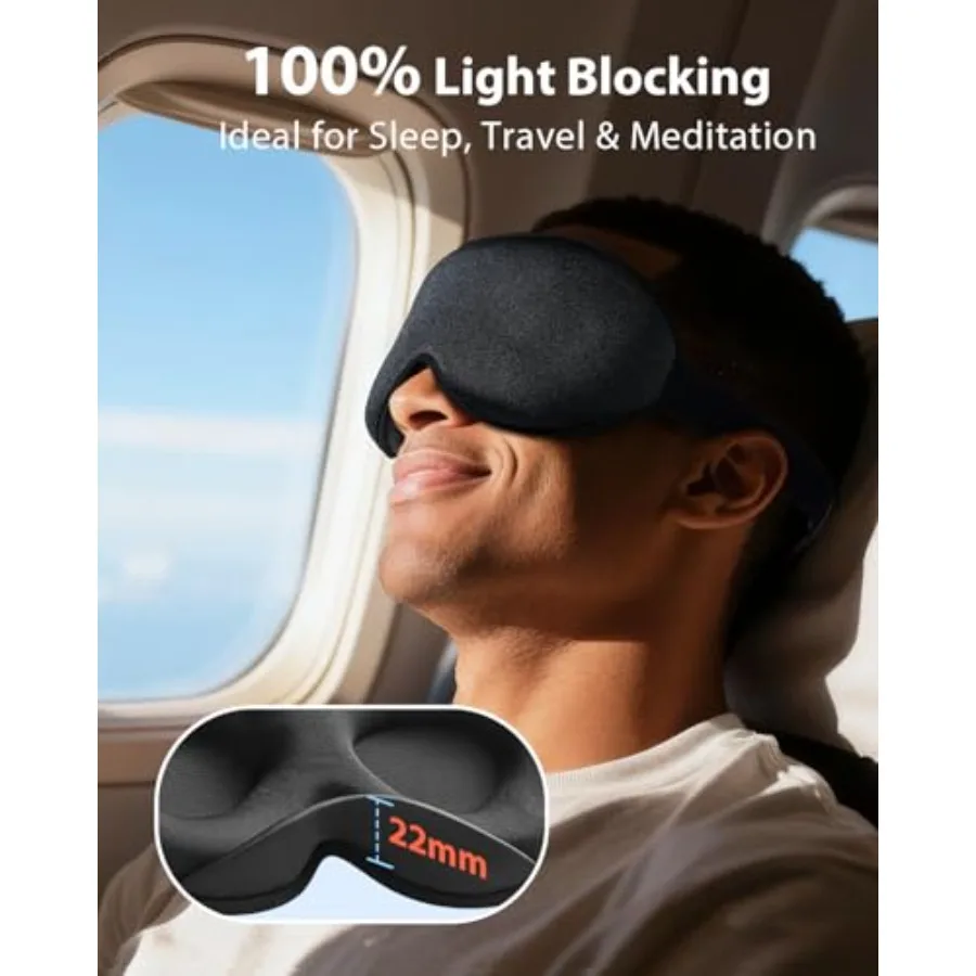 加重睡眠マスク 100%遮光アイマスク 女性男性用、まつげエ - Eyelash Extension For Men のレビューと価格