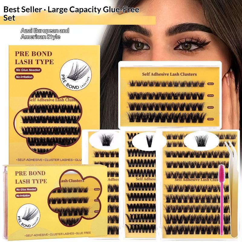 新しいDIYまつげエクステキット、接着剤不要の個別まつげクラ - Eyelash Extension Jakarta のレビューと価格