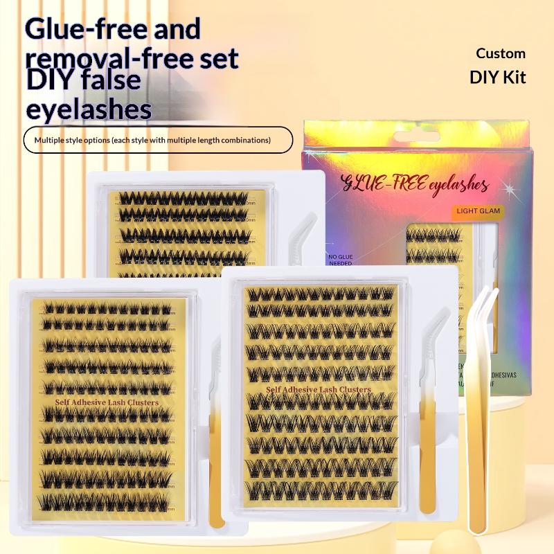 新しいDIYまつげエクステキット、接着剤不要の個別まつげクラ - Eyelash Extension Jakarta のレビューと価格