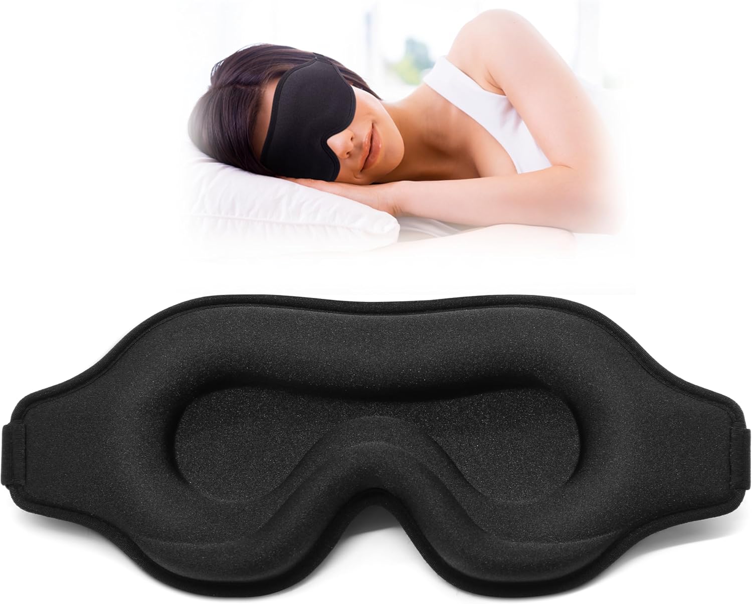 男女兼用睡眠アイマスク、まつげエクステ対応3D睡眠マスク、旅 - Eyelash Extension For Men のレビューと価格