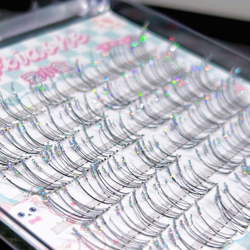 ミクシャオヘ 韓国風 自己粘着式 ダイヤモンドラッシュ 星空 - Eyelash Extension Korean Style のレビューと価格