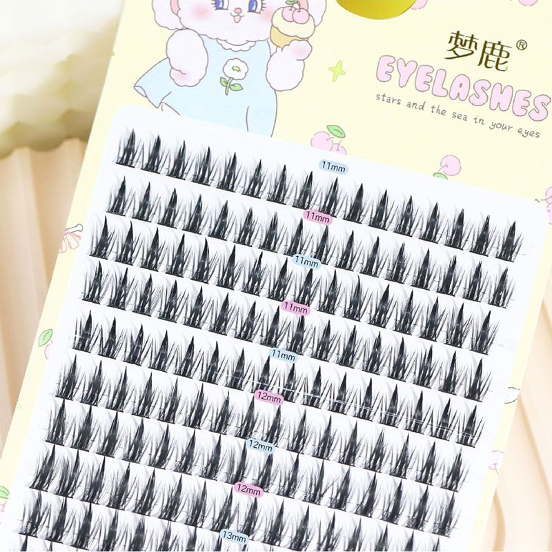 個々のアニメまつげキット,160クリップ,接着剤,ピンセット - Eyelash Extension Anime のレビューと価格