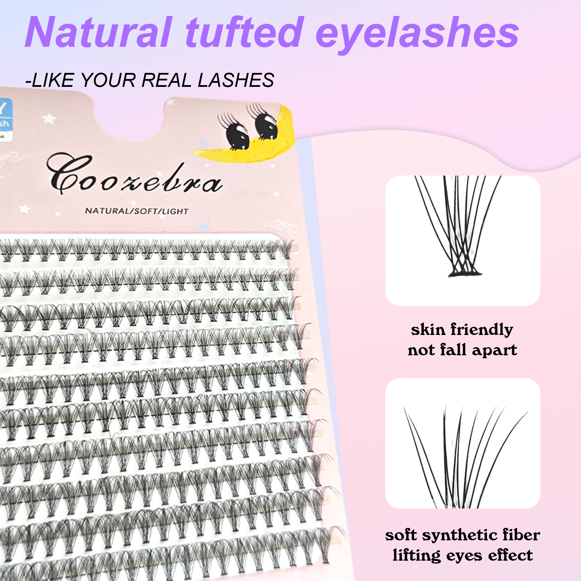 個別まつげクラスター D カールミックスラッシュクラスター  - Eyelash Extension Supernatural のレビューと価格