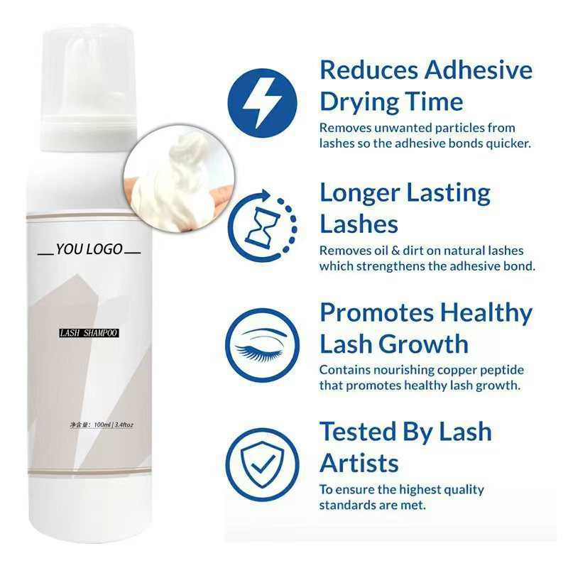カスタムホイップラッシュクリームシャンプーフォームクレンザー - Eyelash Extension Foam Cleanser のレビューと価格