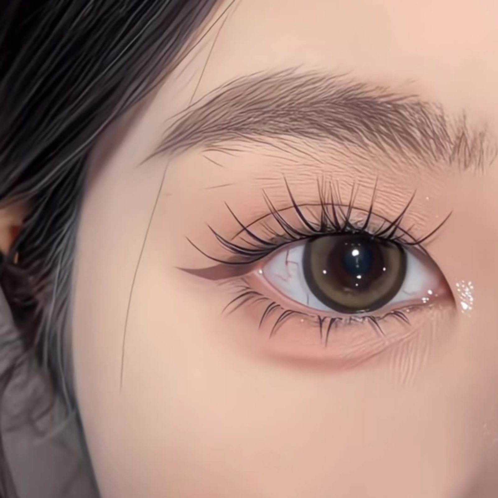 9-12mm ウィスピーでエアリーなマンガ風つけまつげ 韓国 - Eyelash Extension Korean Style のレビューと価格