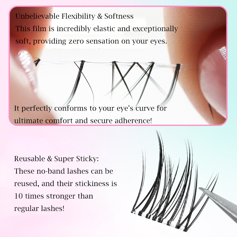 接着剤不要のまつげ「ノーバンド」接着剤不使用のひまわりつけま - Eyelash Extension Supernatural のレビューと価格