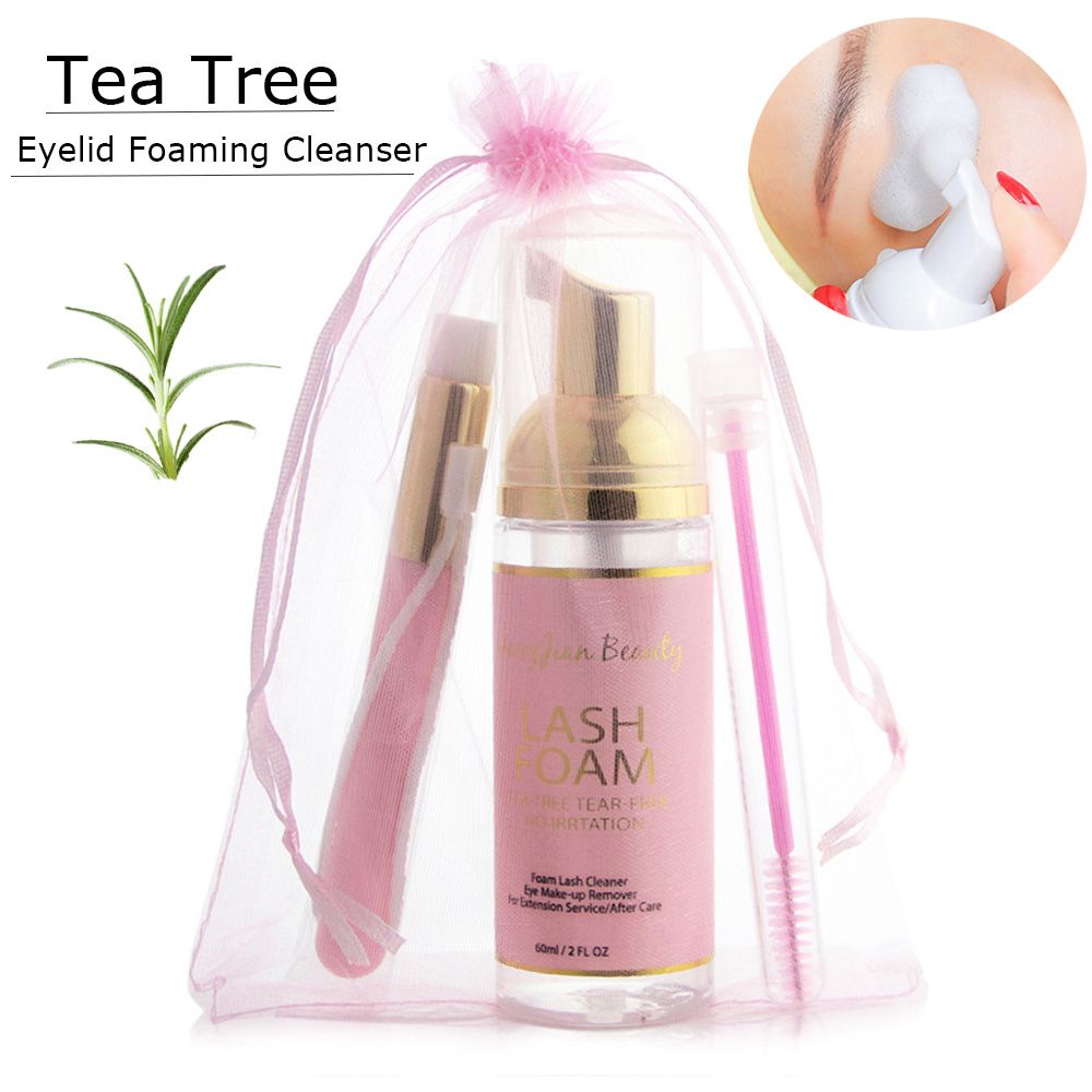 肌触りやシャンプー,つけまつげの発泡剤,天然まつげ洗浄剤,安 - Eyelash Extension Foam Cleanser のレビューと価格