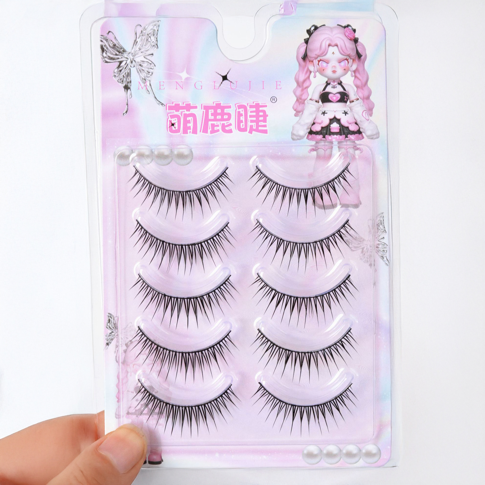 韓国風フルストリップつけまつげ　ナチュラル厚めまつげエクステ - Eyelash Extension Korean Style のレビューと価格