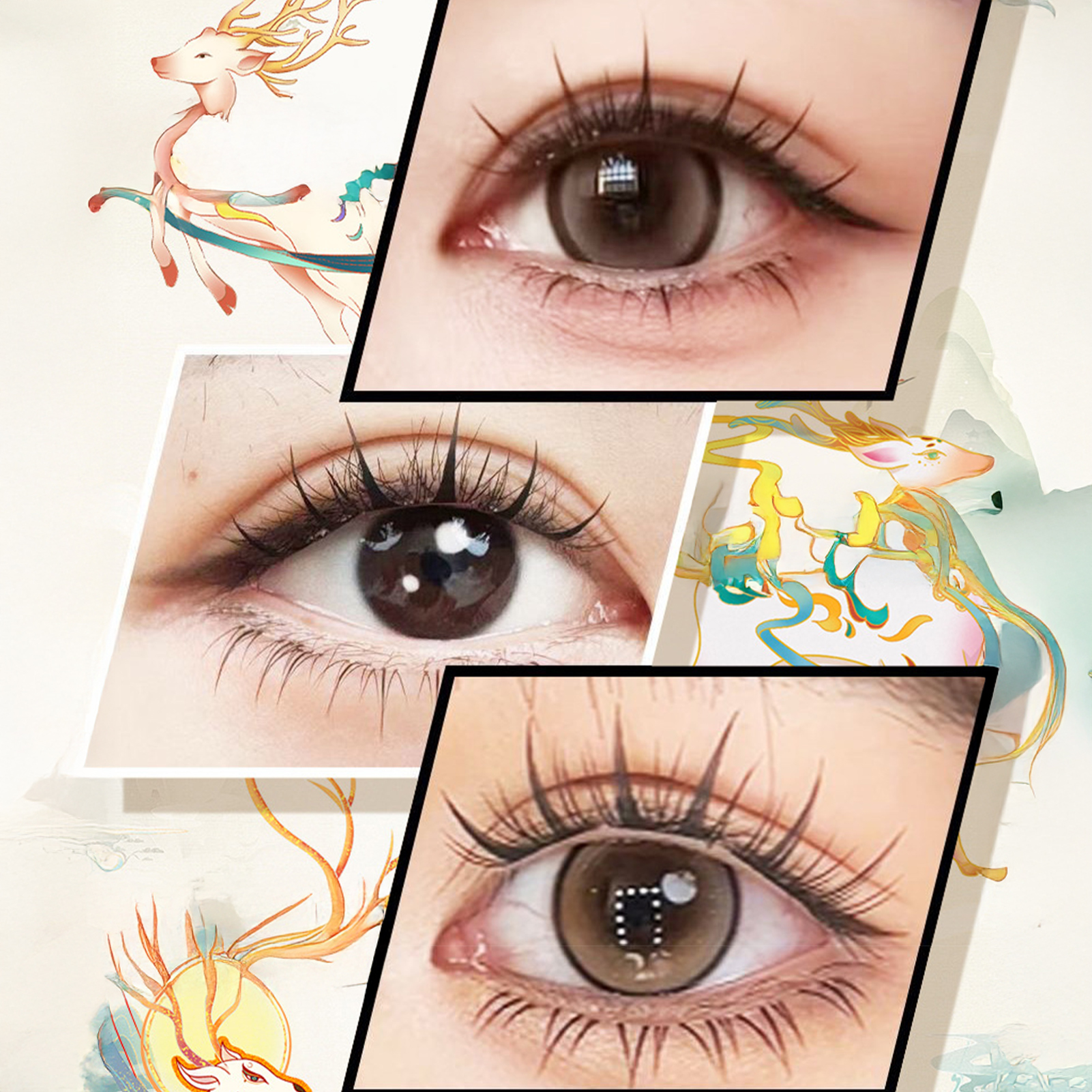 韓国風つけまつげ セルフ接着タイプ ソフトナチュラルCカール - Eyelash Extension Korean Style のレビューと価格