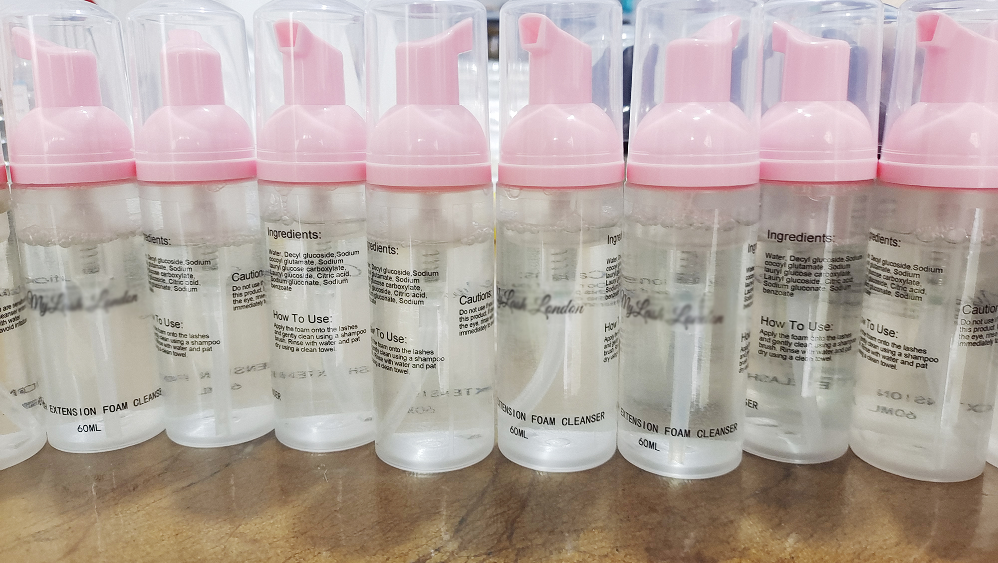 カスタムまつげフォームクリーナー,ビーガンブラッシュ,肌色ボ - Eyelash Extension Foam Cleanser のレビューと価格