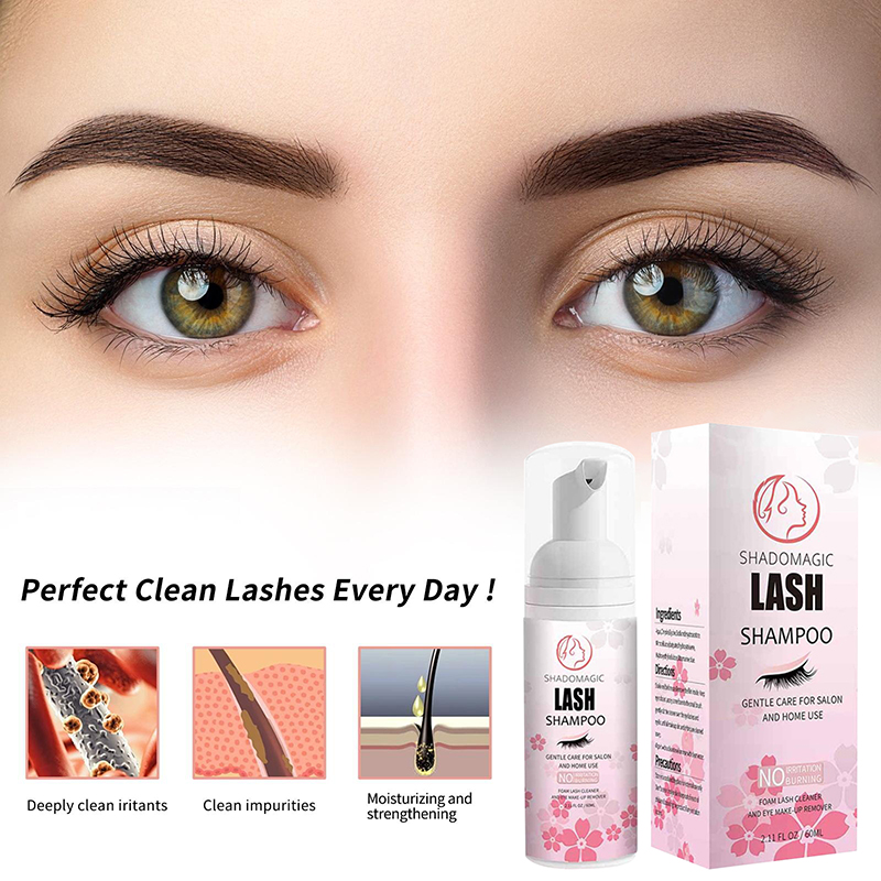 「ファストクリーニングラッシュシャンプー まつげ用 60ML - Eyelash Extension Foam Cleanser のレビューと価格