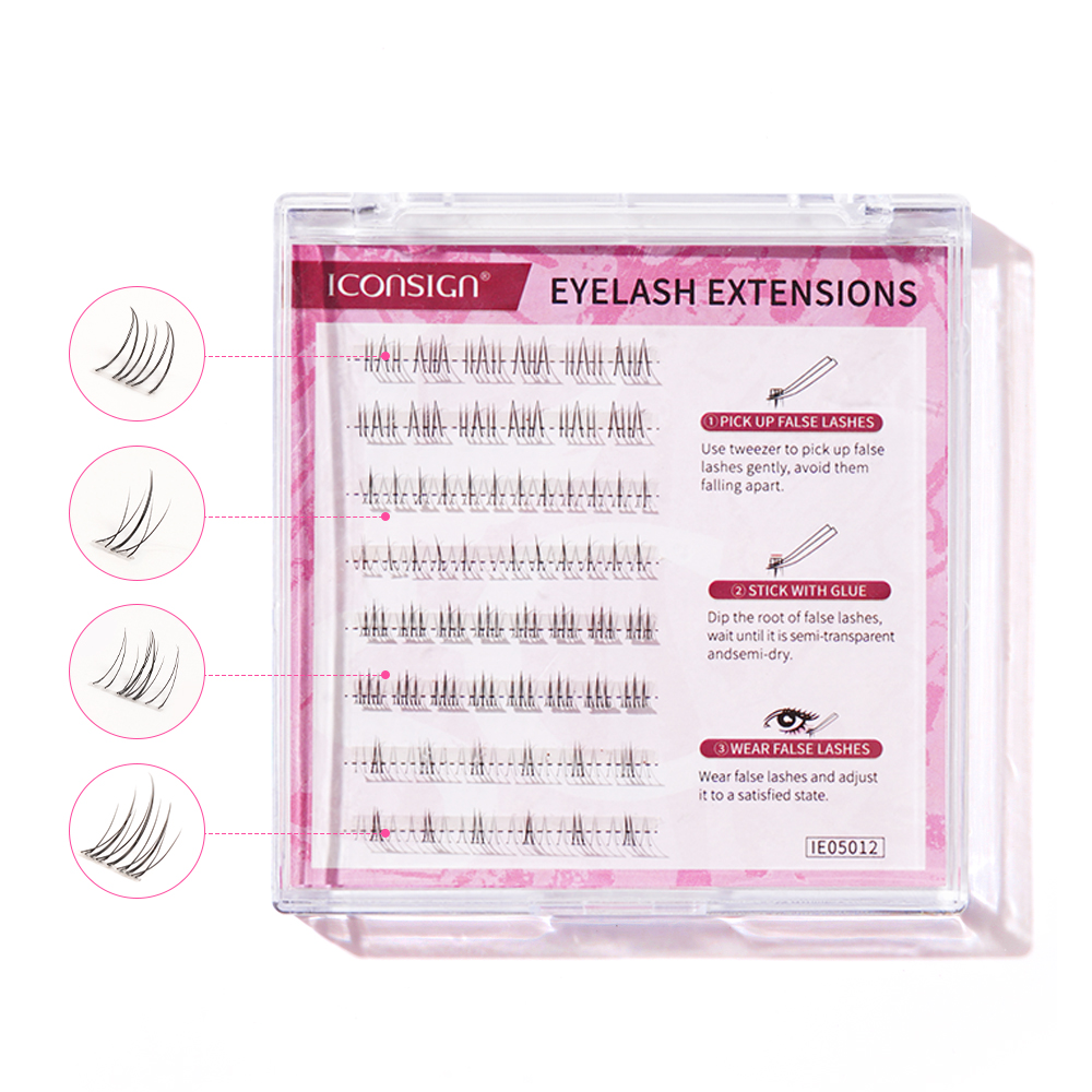 ICONSIGN ソフトナチュラルブラック下まつげ初心者に優 - Eyelash Extension Supernatural のレビューと価格
