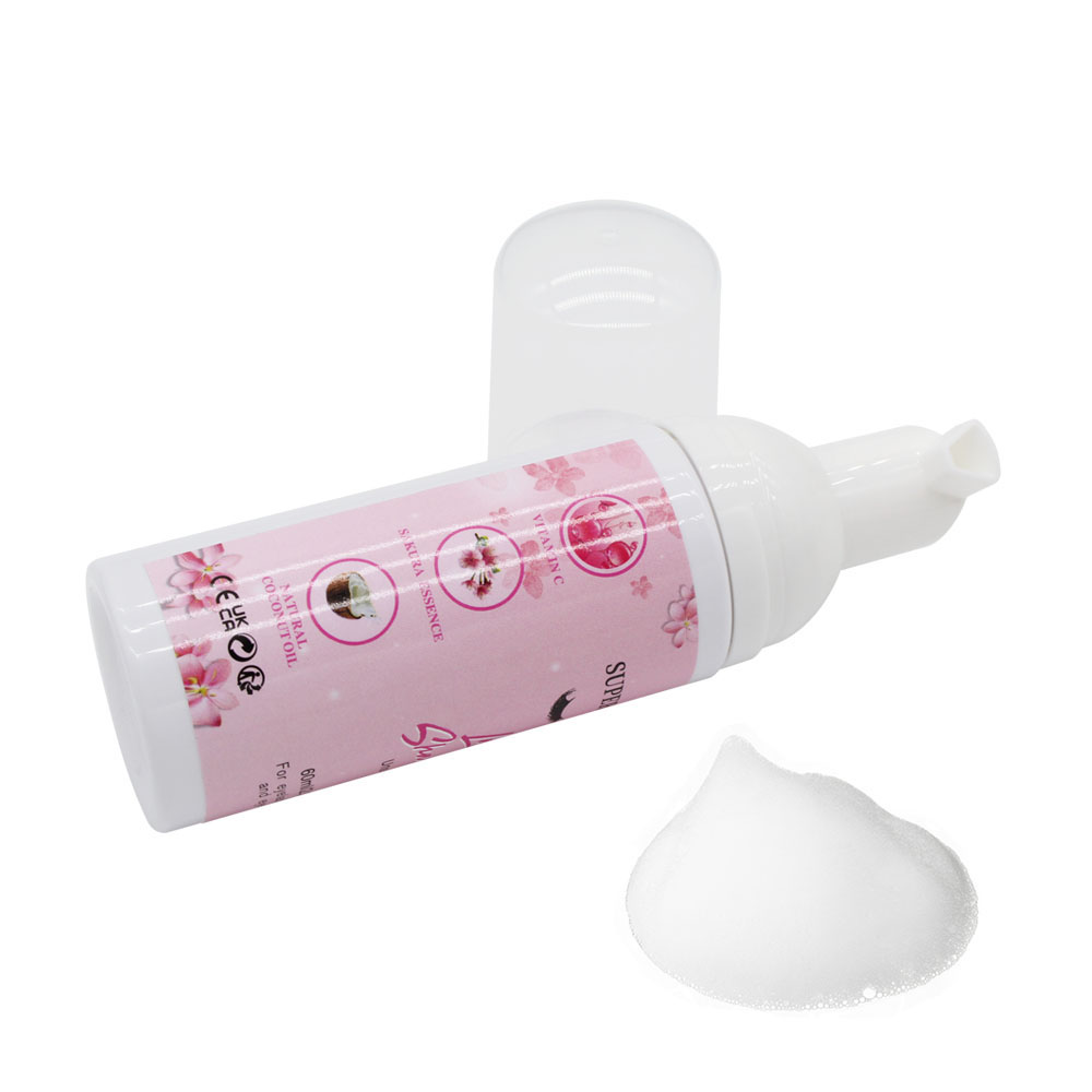 まつげエクステ,フォームクレンザー,ウォッシュメイクツール用 - Eyelash Extension Foam Cleanser のレビューと価格