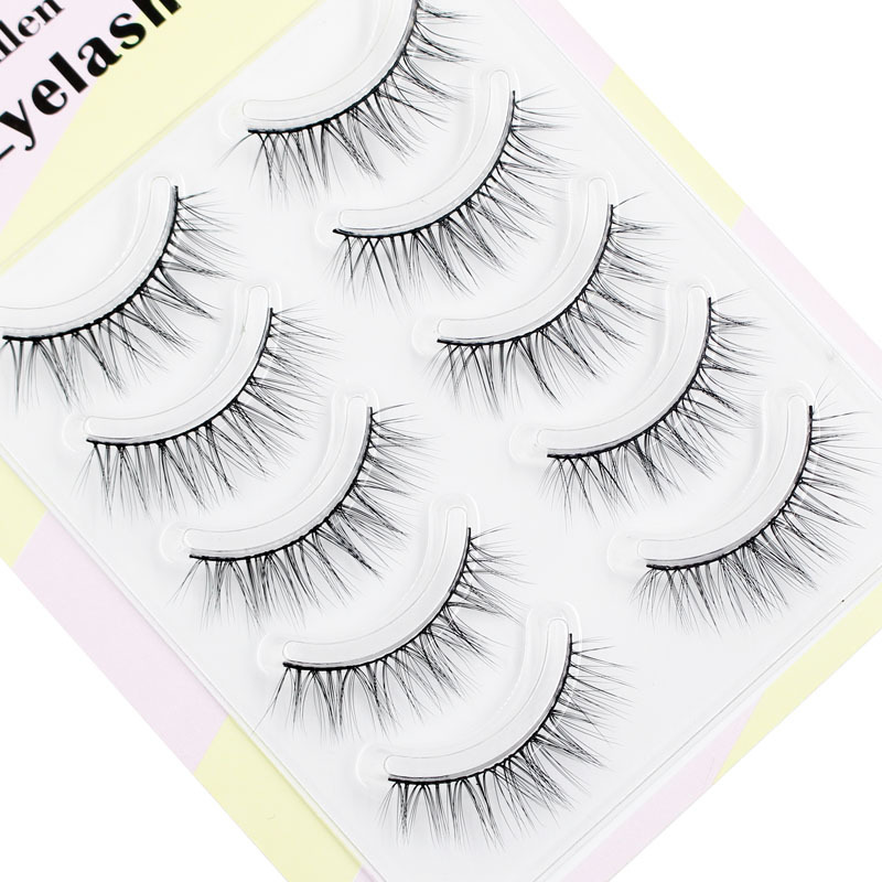 新ラッシュ延長つけまつげ5ペア3D日本と韓国妖精ロリータまつ - Eyelash Extension Japan のレビューと価格