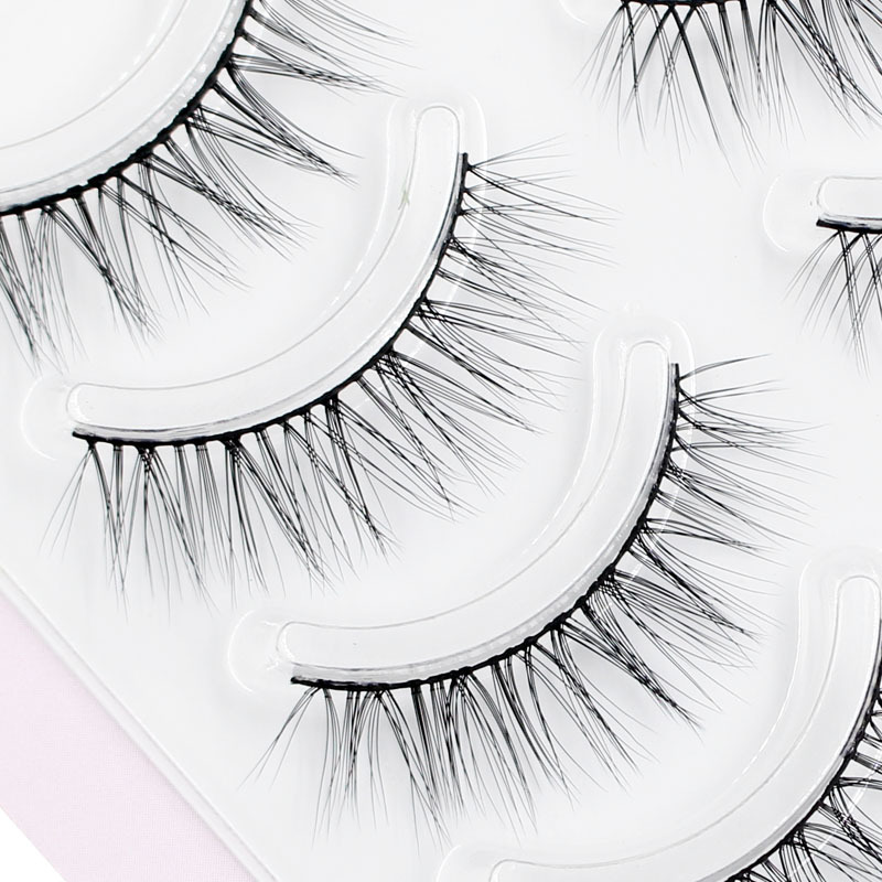 新ラッシュ延長つけまつげ5ペア3D日本と韓国妖精ロリータまつ - Eyelash Extension Japan のレビューと価格