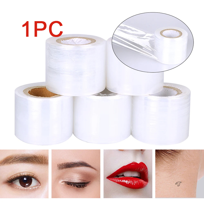 200 メートル/ロールクリアメイクアップフィルムリップ眉毛 - Eyelash Extension Jakarta のレビューと価格