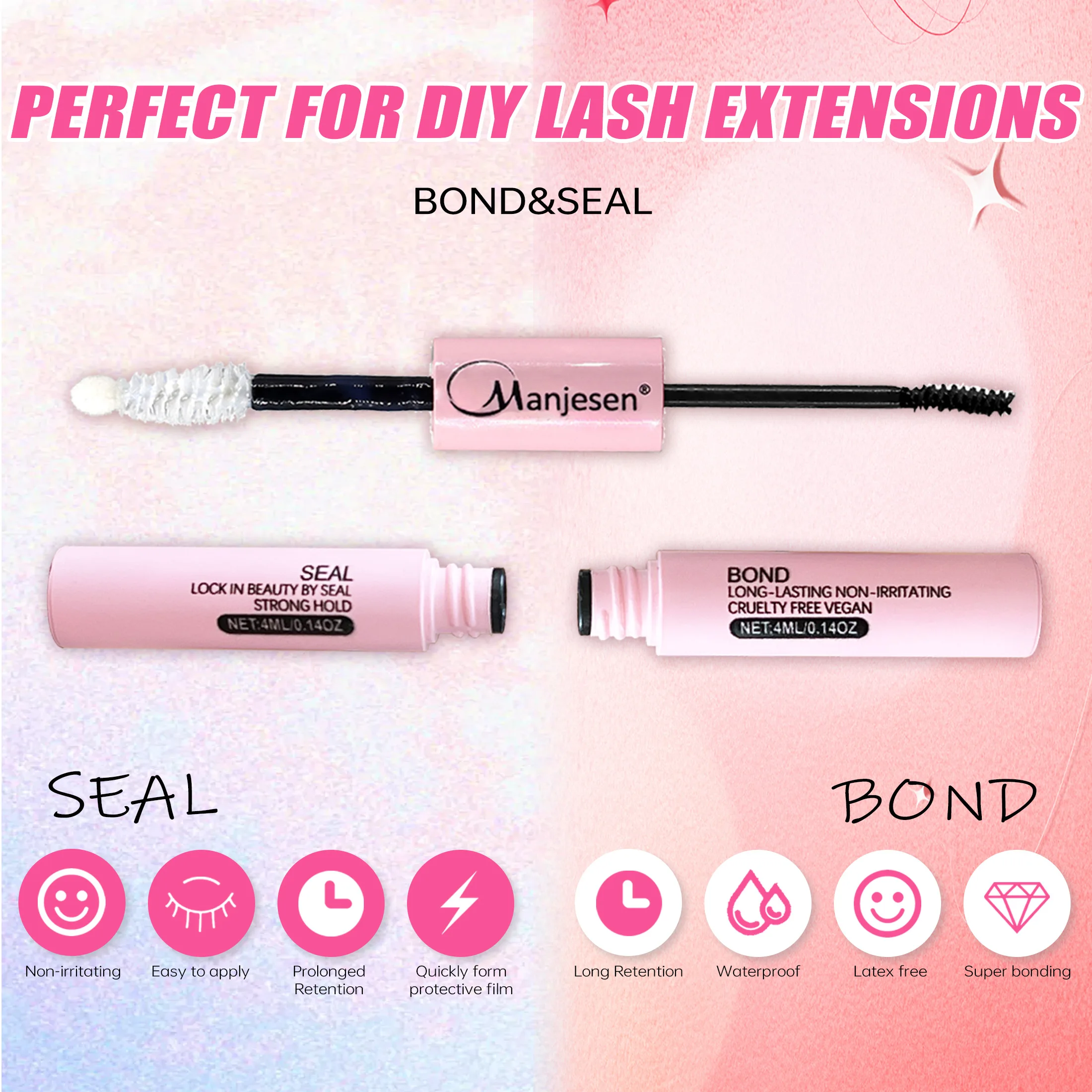 まつげ200本セット、クラスターラッシュボンド＆シール、メイ - Eyelash Extension Equipment のレビューと価格