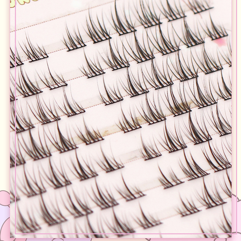 32 行マンガラッシュまつげブック高品質クラスターまつげマン - Eyelash Extension For Men のレビューと価格