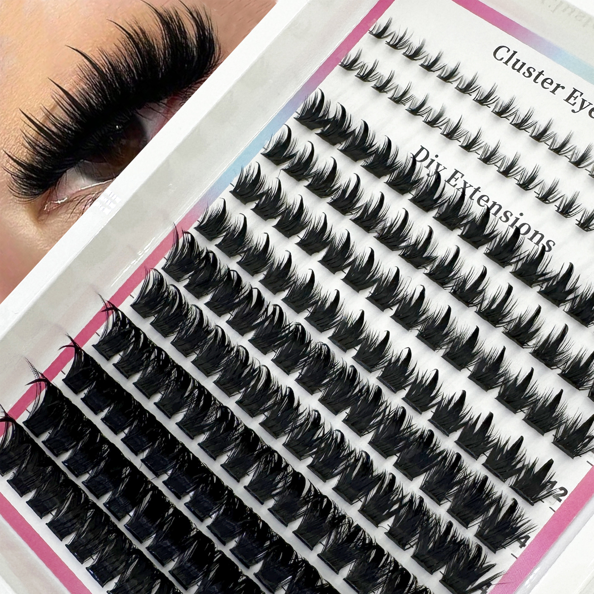 HBZGTLAD マンガラッシュクラスター スパイク付き ウ - Eyelash Extension Anime のレビューと価格
