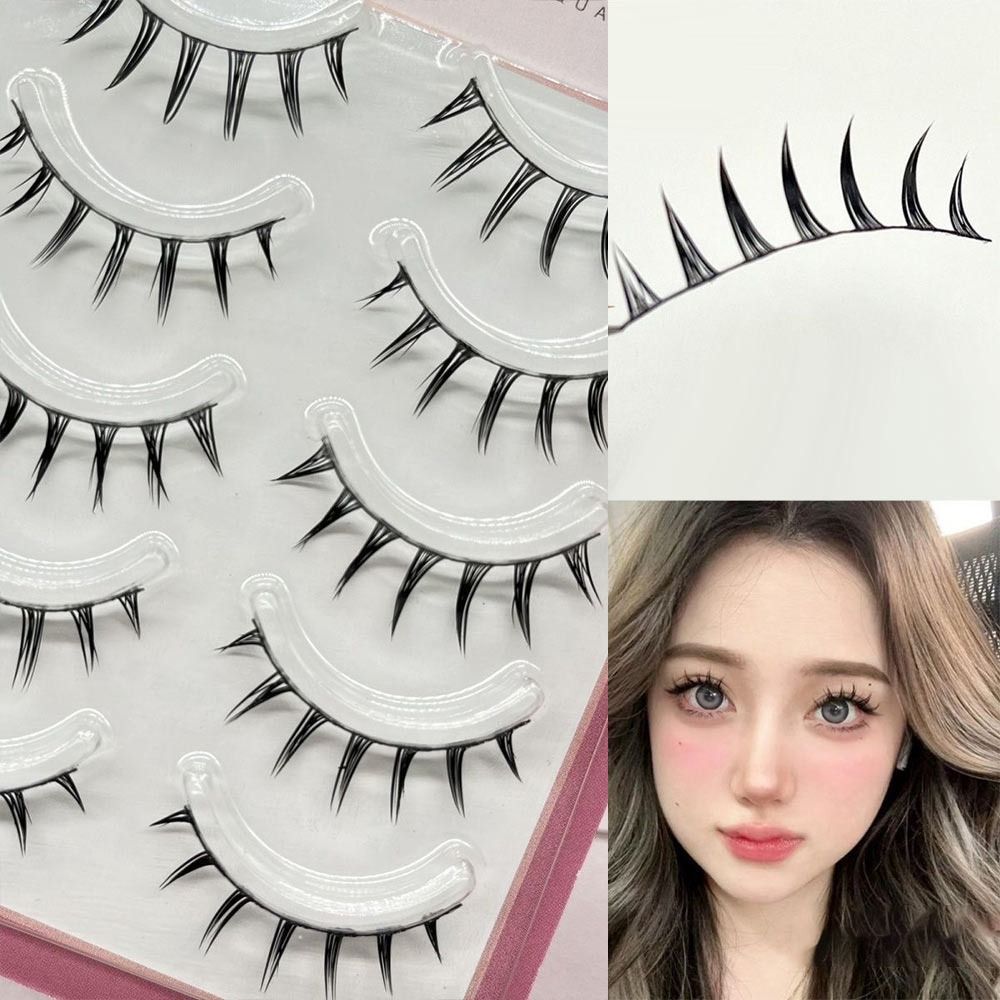 5ペアパック 日本製 コスプレ用つけまつげ ドラマチックな厚 - Eyelash Extension Anime のレビューと価格