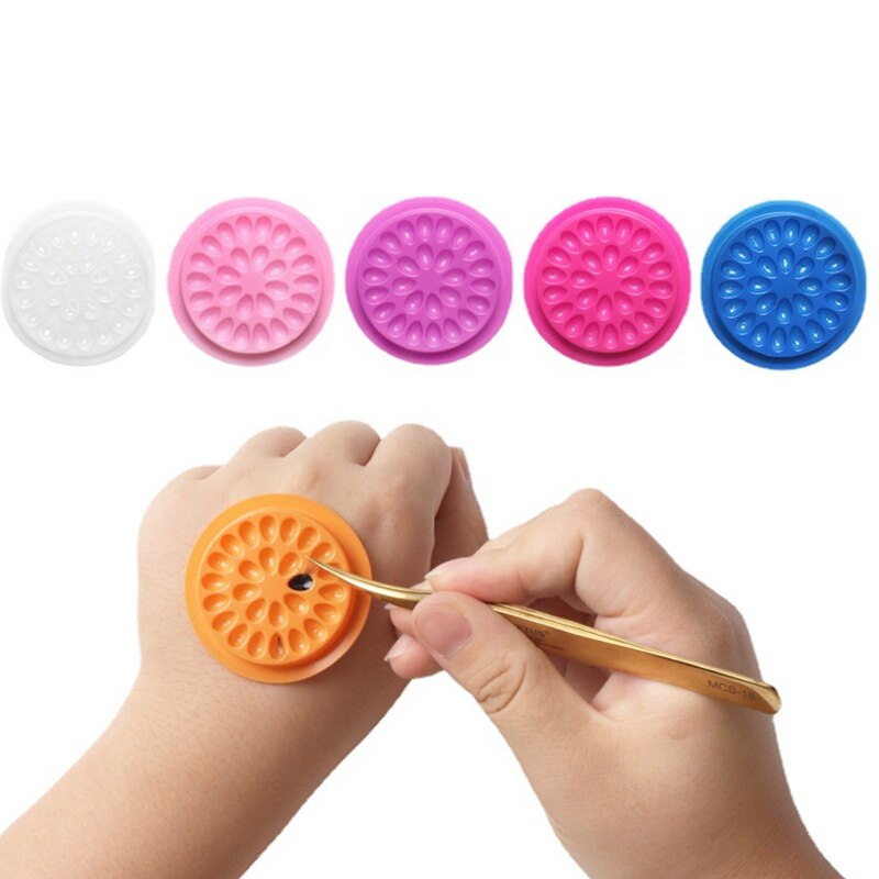 100 個まつげ接着剤ホルダーまつげエクステンション用品接着 - Eyelash Extension Jakarta のレビューと価格