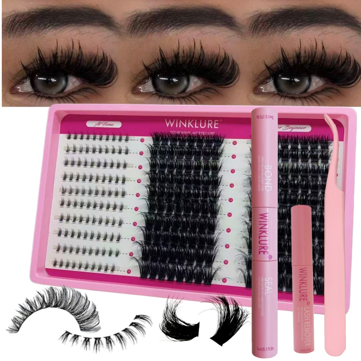 WINKLURE ふわふわまつげクラスターキット ボリューム - Eyelash Extension Equipment のレビューと価格
