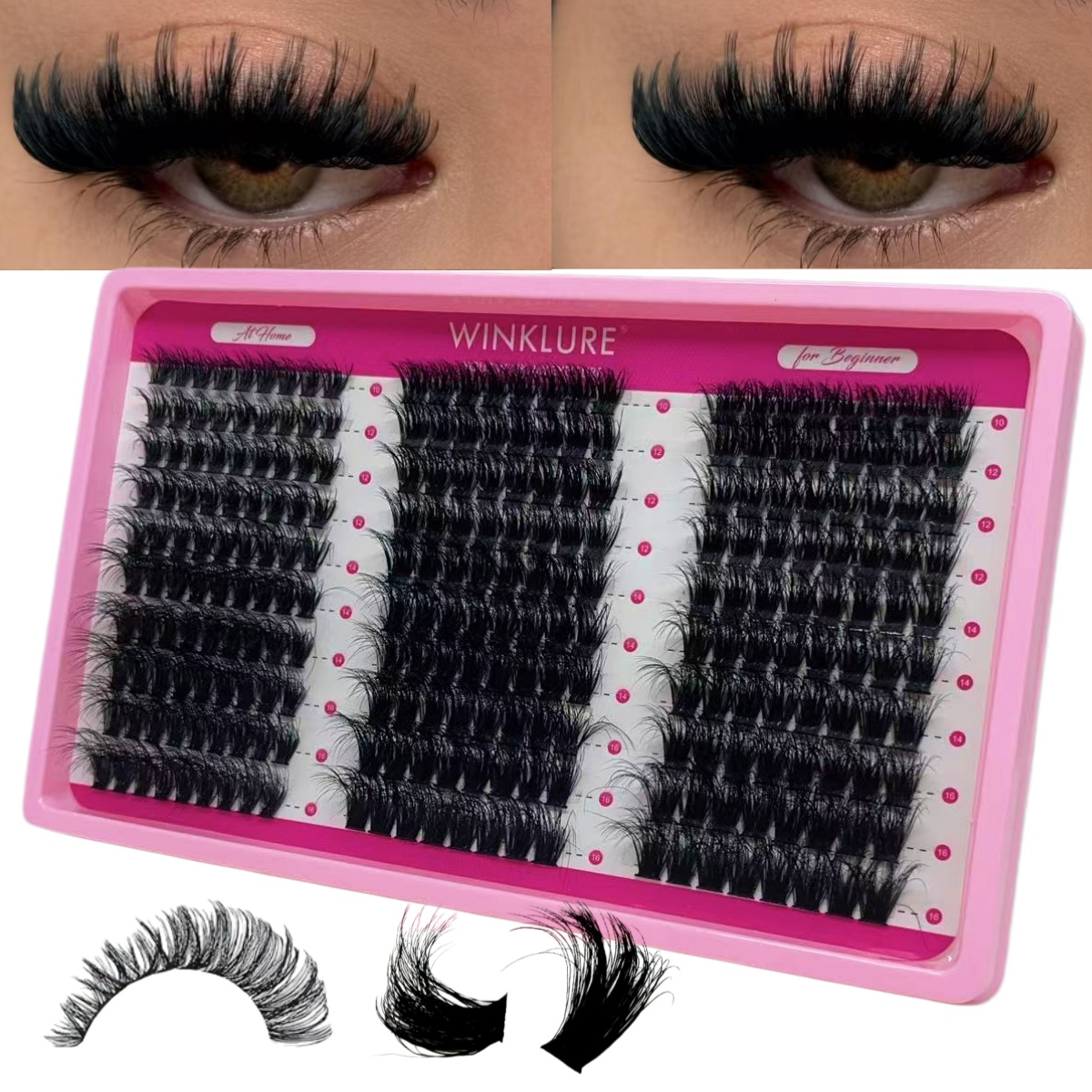 WINKLURE ふわふわまつげクラスターキット ボリューム - Eyelash Extension Equipment のレビューと価格
