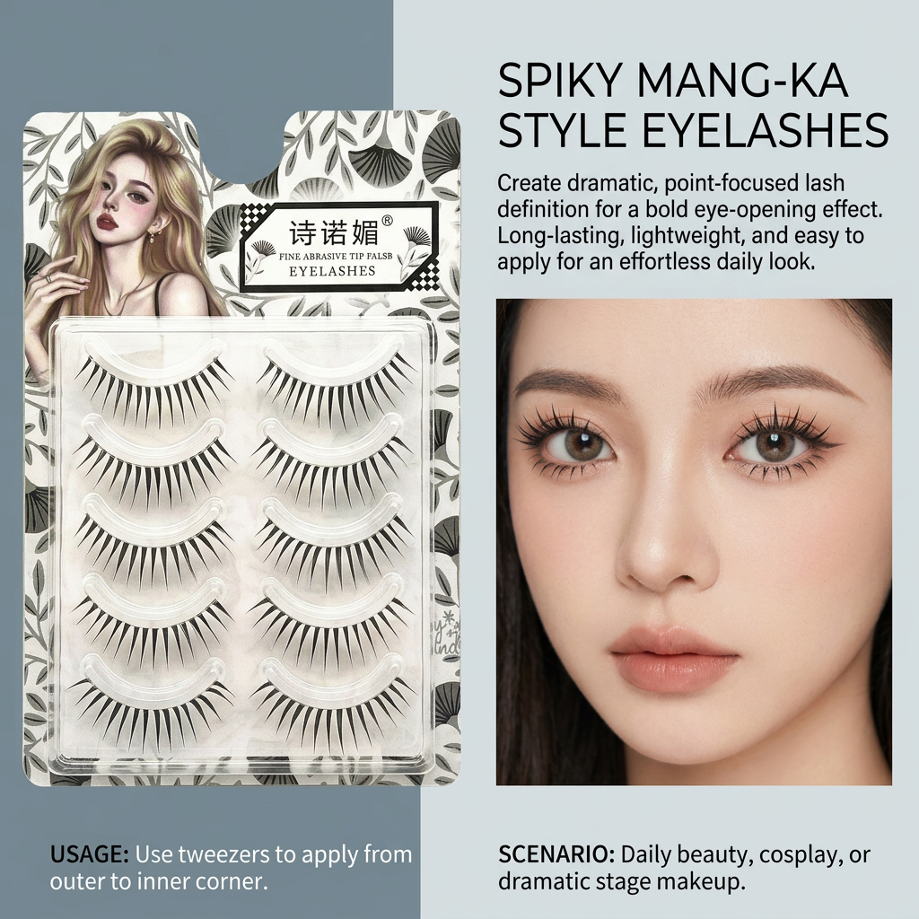 5 ペア K-pop ガールグループつけまつげマンガアイ用  - Eyelash Extension Japan のレビューと価格