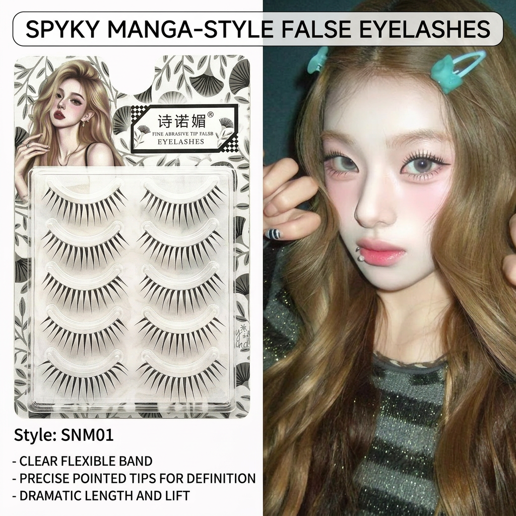 5 ペア K-pop ガールグループつけまつげマンガアイ用  - Eyelash Extension Japan のレビューと価格