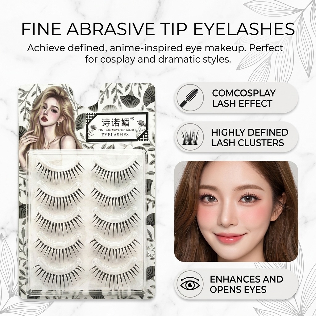 5 ペア K-pop ガールグループつけまつげマンガアイ用  - Eyelash Extension Japan のレビューと価格